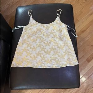 Lilly Pulitzer starfish cami blouse size XS